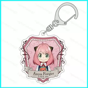 HT2 SPYxFAMILY Móc Khóa Anime Móc Khóa Túi Acrylic Mặt Dây Chuyền Móc Chìa Khóa The Forge Yor Anya Lid GIft TH2