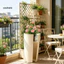 Linh hồn| Dụng cụ trồng cây chèn Riser Patio Plant Riser Plant Planter có thể điều chỉnh bằng thép không gỉ có dây chuyền Móc trồng cây hạng nặng Chèn cho chậu ngoài trời trong nhà 12-18 cho gia đình