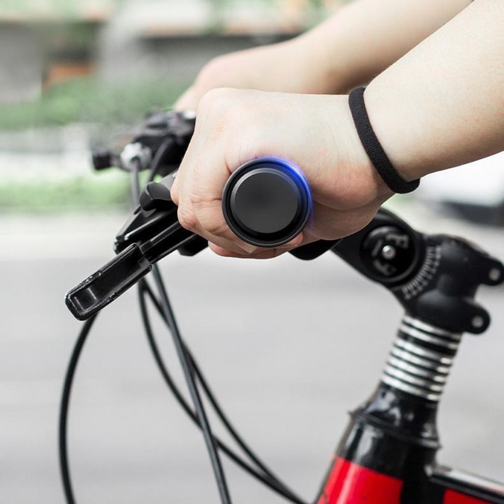 Tay cầm xe đạp cao su chống trượt HOBBYIN, vỏ tay cầm xe tay ga điện màu đen