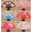 Quạt tay ren CATMALLER88, Quạt trang trí họa tiết hoa Quạt gấp, Thời trang có thể gập lại Vintage Quạt cầm tay Đạo cụ sân khấu