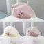 PNPIA- Mũ nồi hoa cho bé màu trơn mùa đông ấm áp Mũ beanie dệt kim cho trẻ sơ sinh Bé gái Hàn Quốc Tập đi Công chúa nghệ sĩ Mũ họa sĩ