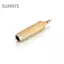 Guansfs Guansfs Jack Âm Thanh Adapter Convertor Stereo Cắm Ổ Cắm Guitar Điện Micro Tai Nghe 3.5 Mm Nam 6.5 Mm Nữ