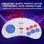 Guansfs Guansfs Estink Máy chơi game cầm tay mini Bộ điều khiển chơi game tiện dụng Tay cầm chơi game màu trắng với chức năng Turbo Cảm giác tay thoải mái [trò chơi điện tử]