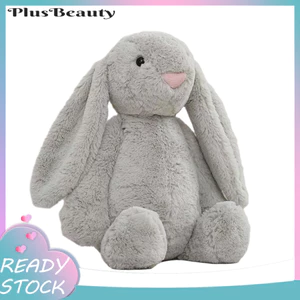 < Pluscloth > Đồ chơi thỏ sang trọng Thỏ nhồi bông mềm mại Plushie Búp bê động vật mô phỏng dễ thương để trang trí phòng ngủ gia đình Quà tặng sinh nhật cho trẻ em và người lớn Đồ chơi thỏ Phục sinh