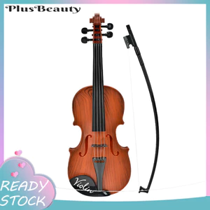 < Pluscloth > Chất liệu an toàn: Đàn violin được làm bằng vật liệu nhựa an toàn và không mùi đặt sự an toàn cho trẻ em trước tiên cho phép cha mẹ yên tâm rằng con cái của họ có thể emb