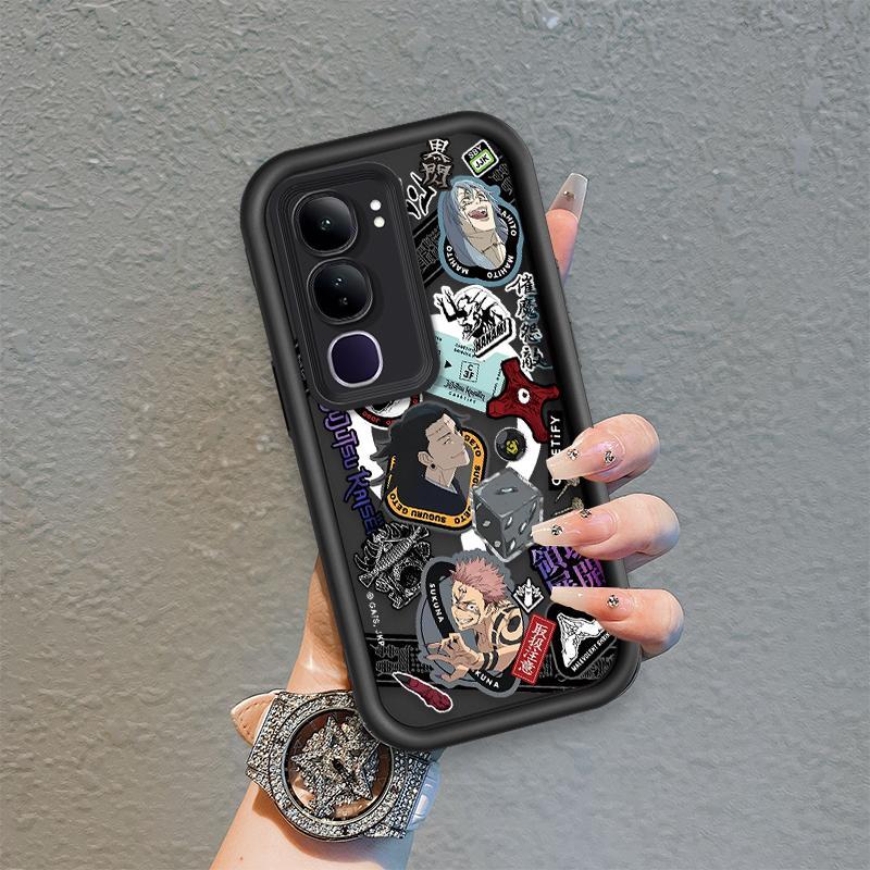 Ốp Lưng Cho VIVO Y19S Pro Y29 4G Hoạt Hình Silicon Mềm Ốp lưng TPU Jujutsu Kaisen Anime Mắt Thiên Thần Chống Sốc Ốp Lưng