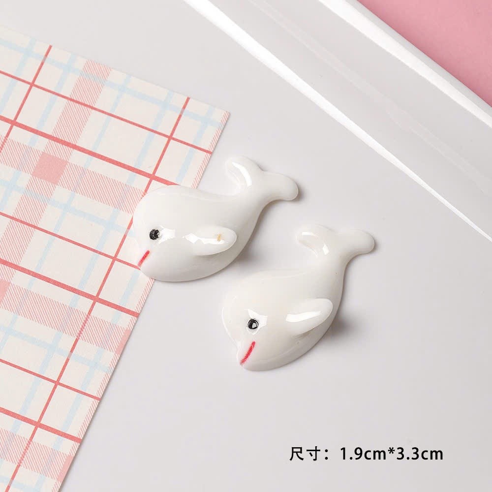Set Charm Gắn Dép Đại Dương Pastel Cá Heo Sao Biển Siêu Cute 🌊🐬 Charm Resin Cao Cấp Phong Cách Biển Mùa Hè