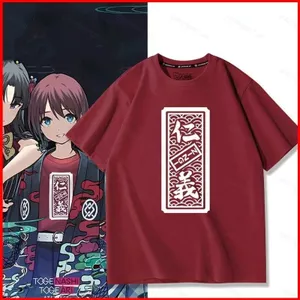YB1 GIRLS BAND CRY NINA ISERI Cosplay vải 3D mùa hè Áo thun Anime tay ngắn hàng đầu BY1