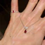 Đơn Giản Và Cá Tính - Vòng Cổ Dây Chuyền Zircon Cho Nữ