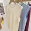 Áo vest dệt kim kiểu dáng hiện đại cổ điển, thời trang mùa xuânlazy chic