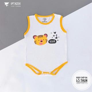 ( Vải Thun Lạnh) Bộ Body Chip 3 Lỗ Cho Bé Trai Gái Bodysuit Sơ Sinh