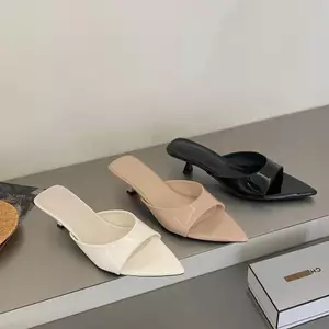 TT Classy Flip-Flops Nữ Mũi Nhọn Mùa Hè Dép Tất Cả Trận Đấu Dép Với