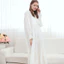 Váy ngủ retro vintage cho phụ nữ, bền chắc từ cotton trắng