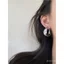 Bông tai vàng lớn phong cách Hồng Kông retro, sang trọng và nhẹ nhàng - 8RPU