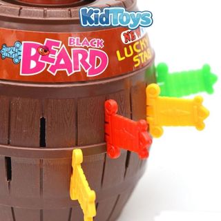 Đồ chơi hải tặc đâm kiếm KidToys – thùng cướp biển vui nhộn cho bé