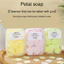 【Roshy】Miếng xà phòng hình cánh hoa dùng một lần Miếng xà phòng Miếng rửa tay di động khi đi du lịch Giấy xà phòng