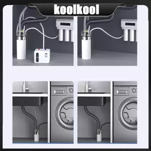 Kool Máy Rửa Chén Nước Kết Nối Niêm Phong Nhẫn Nhà Bếp Drainpipe Kết Nối 5 Trong 1 Thoát Nước Khớp Nước