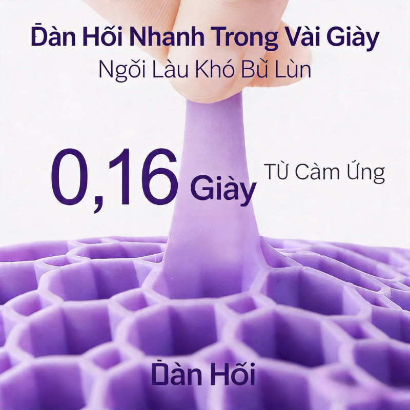 Đệm Ngồi Gel Tổ Ong 3D Thoáng Khí, Chống Trượt, Giảm Đau Mỏi Lưng, Thích Hợp Cho Việc Học Tập, Làm Việc Và Lái Xe