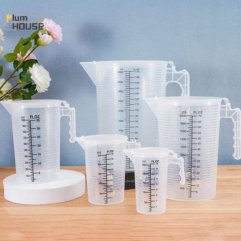 Cốc Đo Nhựa PlumHOUSE 500ml đến 5000ml Cân Tốt Nghiệp Cấp Thực Phẩm Dụng Cụ Nhà Bếp Nướng Nấu Trộn Chất Lỏng VN