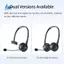 -T490 BT V5.3 Tai nghe có Mic Tai nghe HiFi không dây gắn trên đầu Tai nghe gọi rảnh tay cho Call Center B