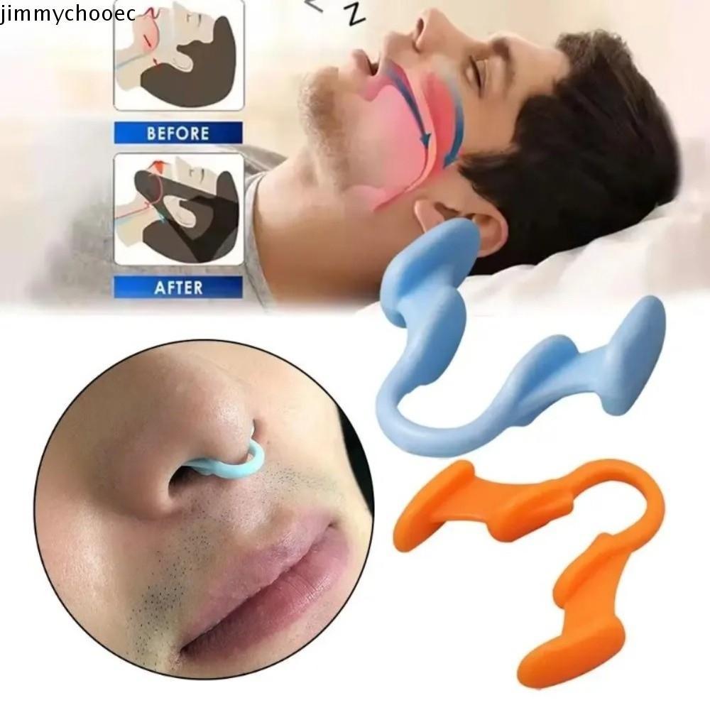 Kẹp mũi chống ngáy JIMMYCHOOEC, kẹp mũi ngủ mini co giãn silicon, hỗ trợ ngủ ngon, thiết kế thoải mái