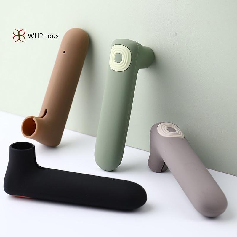 < WHPHous-t > 1 Vỏ bảo vệ tay nắm cửa bằng silicon Chống va chạm Tay nắm cửa tĩnh Vỏ núm Phụ kiện gia đình Đẹp