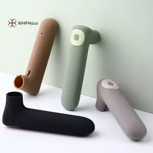 < WHPHous-t > 1 Vỏ bảo vệ tay nắm cửa bằng silicon Chống va chạm Tay nắm cửa tĩnh Vỏ núm Phụ kiện gia đình Đẹp
