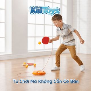 Đồ chơi bóng bàn đế chân KidToys – tập phản xạ vận động cho bé