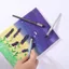 GETVOW 3 Bút Pha Dầu Pastel, Lau Đầu Xốp Mềm Bút Nhám, Di Động Có Thể Tái Sử Dụng Có Thể Giặt Nhẹ Pastel Chà Bàn Chải Cho Tranh Đồ Dùng Nghệ Thuật