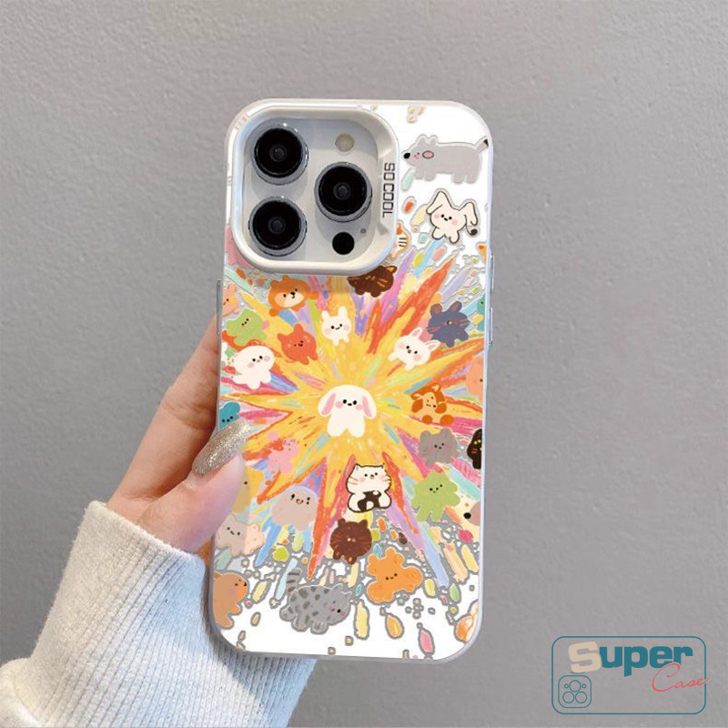 Dành Cho Samsung A54 A07 A17 A56 A34 A26 A24 A14 A16 A04s A06 A05 A36 A52 A15 A51 A55 A03s A32 A35 A20s A33 A25 A05s A03 A11 A50s A13 A50 A53 Yuanqi pháo hoa động vật nhỏ chó con