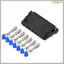 Đầu nối cáp đèn đuôi sau cho C-Class W204 1-1355396-1 Đầu nối 7P có thiết bị đầu cuối Giá đỡ bóng đèn phía sau Pin & Đầu nối cáp