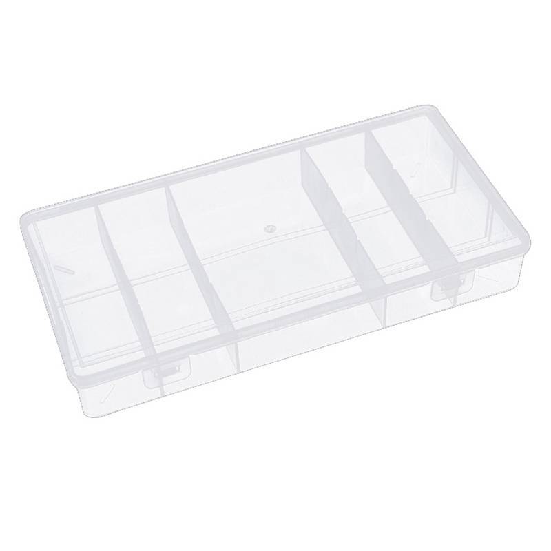 HFSHY Trong Suốt Có Nắp Hình Chữ Nhật Dọc 5 Lưới Nối Mi Dụng Cụ Hộp Bảo Quản Keo Nhíp Giá Đỡ Trang Điểm Tổ Chức VN