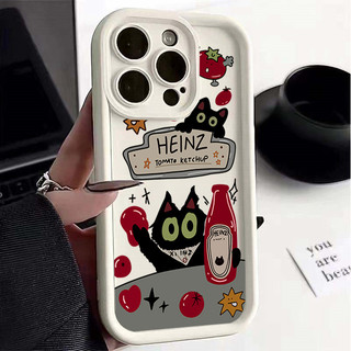 Vỏ Mèo Đen Cho Xiaomi Redmi Note 15 14 13 Pro Plus Note15 Note13 Vỏ Mềm Sang Trọng Sáng Tạo Vỏ Chống Rơi Thiết Kế Mới Đèn Bảo Vệ Hoạt Hình Nghệ Thuật