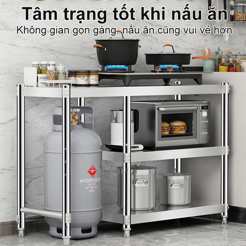 Kệ để bếp gas mạ kẽm Kệ bếp gas đa năng Kệ nhà bếp cao cấp Chịu nhiệt Cần thiết cho mọi gia đình