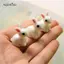 AqToCna - Bộ 10 Thỏ Nhựa Mini Dễ Thương, Trang Trí Nhà Búp Bê