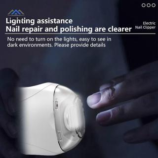 ELBBKG Bấm Móng Tay Điện Cho Bé Có Đèn, 3 Tốc Độ, Đánh Bóng, Kèm Đầu Đánh Bóng, Mới