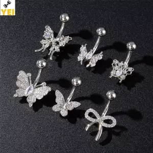 Nhẫn nút nơ bướm zircon dành cho nữ và bé gái - Quà tặng gợi cảm thời trang