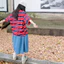 Bé Gái Retro Rời Sọc Mùa Hè Phong Cách Mới Thời Trang Trẻ Em Phong Cách Hàn Quốc Hàng Đầu
