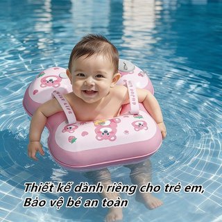 Vòng bơi cho bé Bơm hơi chống cuộn PVC Phao an toàn Ghế có thể điều chỉnh Du lịch có thể gập lại