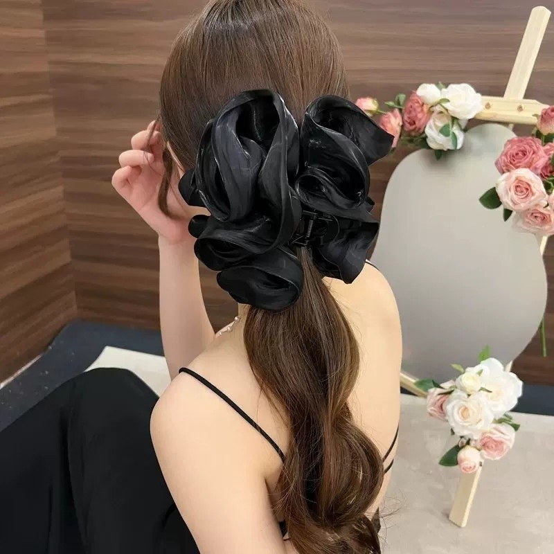 Mới - Kẹp Tóc Cao Cấp Với Thiết Kế Đám Mây, Phù Hợp Mọi Dịp