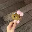 PS1 Sanrio Hello Kitty Plushie Dễ Thương Lông Thú Đen Sang Trọng Túi Búp Bê Charm SP1