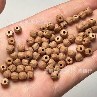 Tự nhiên Hạt Cypress Tây Tạng Cũ Mật Độ Cao, 108 Hạt Cho DIY