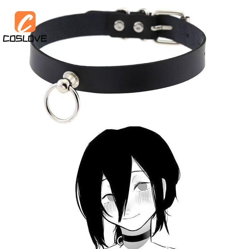 Outfit cosplay anime đen trắng màu hông quấn, phù hợp cho người yêu anime