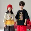 Áo thun trẻ em phiên bản Hàn Quốc cổ tròn in chữ ngắn tay dáng rộng phù hợp cho mọi trận đấu