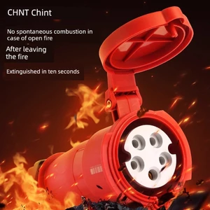 Zhengtai Air Cắm Ổ Cắm Chống Thấm Nước Nam Nữ Mông Dây Nguồn Công Nghiệp Với 5 Lõi Ba Pha 380v Kết Nối 16A
