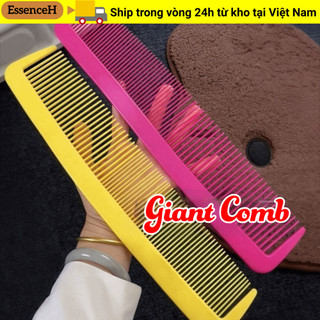 Lược khổng lồ ESSENCEH, Lược chải tóc thẳng bằng nhựa khổng lồ, Quà tặng Lược massage gỡ rối tóc Đồ chơi giảm căng thẳng