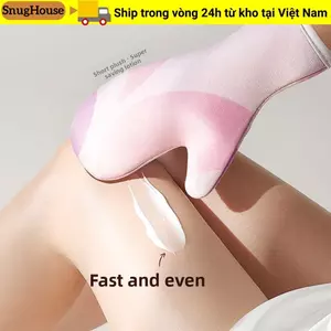 Găng tay tự thuộc da SNUGHOUSE, Găng tay dưỡng da toàn thân có thể giặt được đa chức năng, Dụng cụ bôi trang điểm khô nhanh Dụng cụ bôi chống dính hai mặt