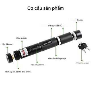 Bút laser xanh công suất cao, điều chỉnh tiêu cự, đèn pin laser mạnh mẽ, dùng để bán mô hình
