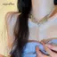 AqToCna Phong Cách Rỗng Cánh Bướm sel Mặt Dây Chuyền Nelace Phụ Kiện Nữ Tính Khí Xương Đòn Dây Chuyền Cho Bé Gái Trang Sức Dự Tiệc Quà Tặng AqToCna