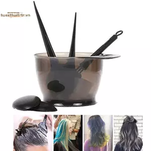 TRTR 4 / 6 Cái Thuốc Nhuộm Tóc Màu Bộ Bát Có Mũ Tai Thuốc Nhuộm Trộn Tóc Tint Chết Tô Màu Applicator Làm Tóc Tạo Kiểu Phụ Kiện VN
